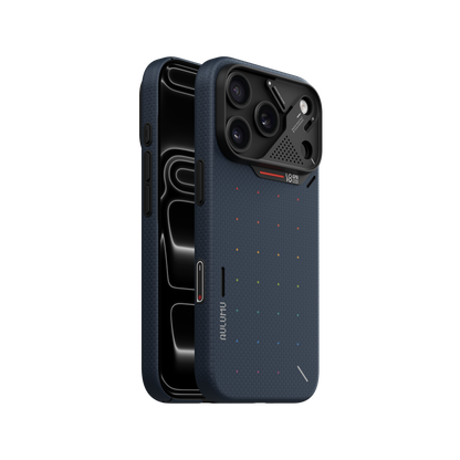 尋找極致輕薄與全面防護？AULUMU A18 PIXEL 專為 iPhone 18 Pro / Pro Max 打造。採用頂級 1500D 芳綸纖維，結合未來感 3D 粒子陣列圖形，提供絕佳防滑手感與 Ultra-Slim 輕薄全包覆。支援 MagSafe 磁吸與 CoolHyper 散熱，給您最俐落的日常防護。