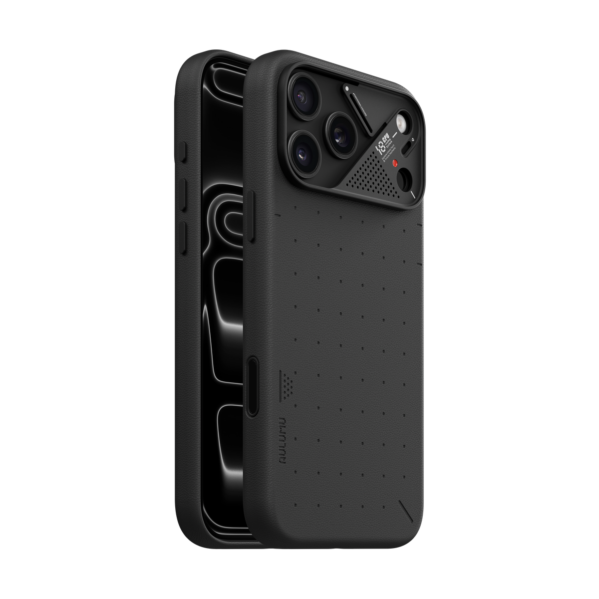一部手機，不同的攜帶方式。AULUMU A18 專為 iPhone 18 Pro/Pro Max 打造，將未來感 PARTICLE 粒子陣列融入頂級純素皮革。搭載官方核心 DNA：Ultra-Slim 輕薄全包覆、CoolHyper 散熱技術與 MagSafe 磁吸，給您超越表面的都會機能防護。