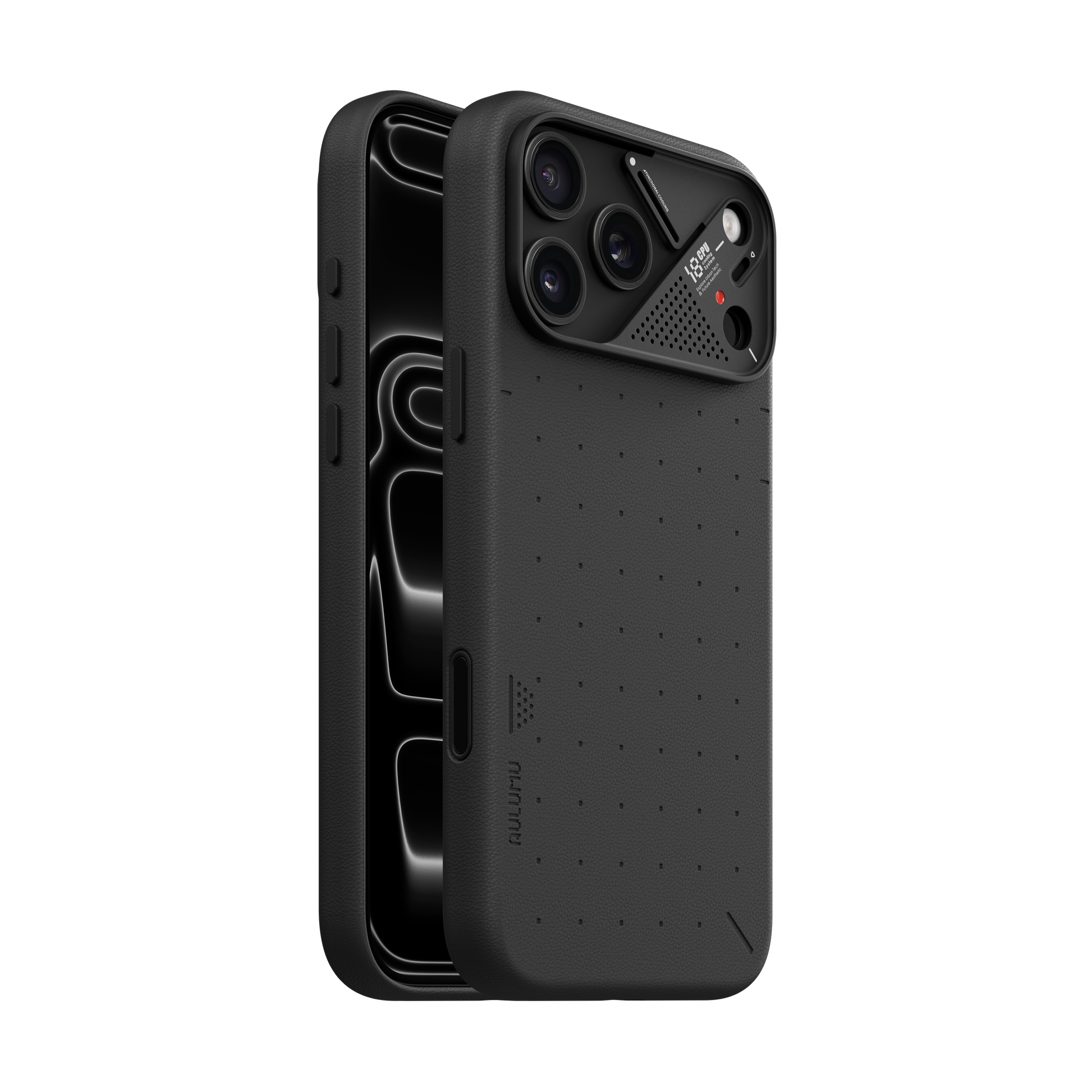 一部手機，不同的攜帶方式。AULUMU A18 專為 iPhone 18 Pro/Pro Max 打造，將未來感 PARTICLE 粒子陣列融入頂級純素皮革。搭載官方核心 DNA：Ultra-Slim 輕薄全包覆、CoolHyper 散熱技術與 MagSafe 磁吸，給您超越表面的都會機能防護。