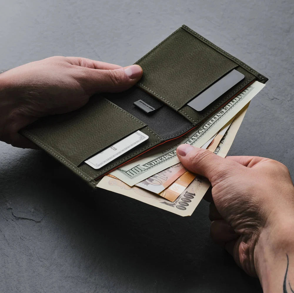  ALPAKA Ark Bifold Cash Wallet 雙折錢包 - Axoflux 300D 可容納 8-12 張卡片