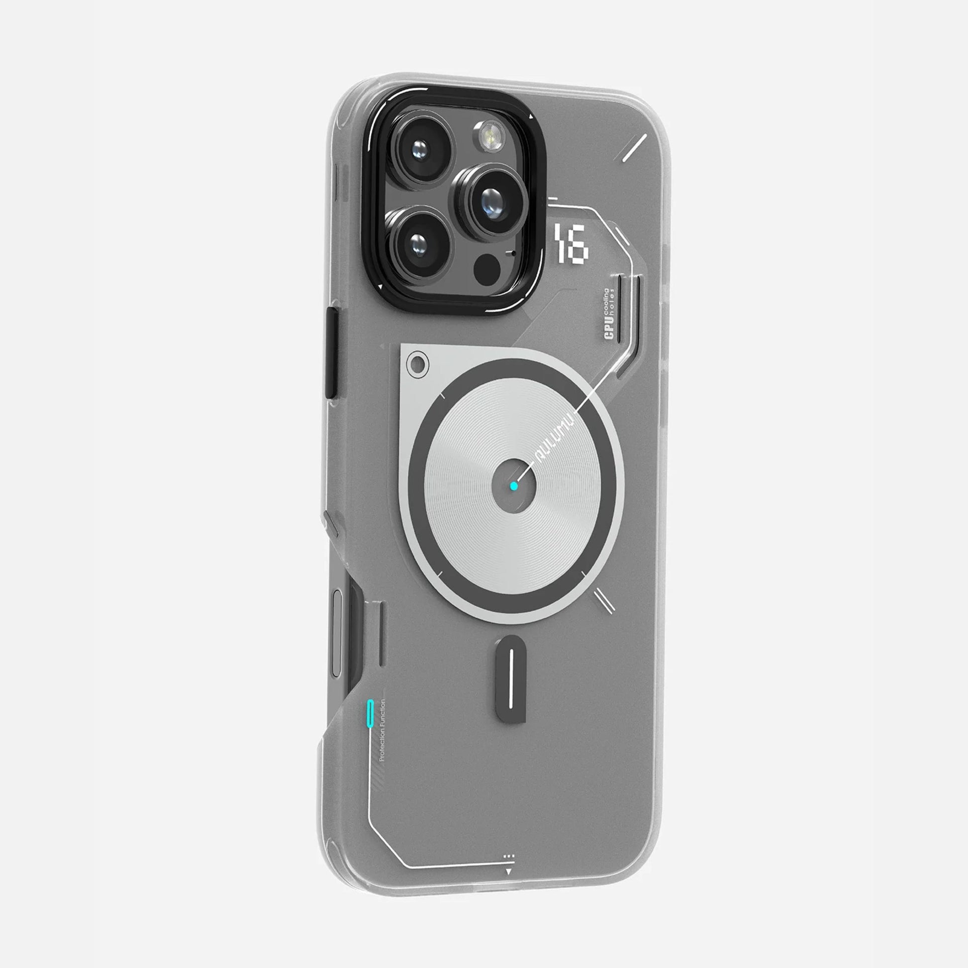 AULUMU Frosted Case for iPhone 16 Pro/Pro Max 系列｜配備 1.6mm 凸起邊框與 0.5mm 凸起攝影機環