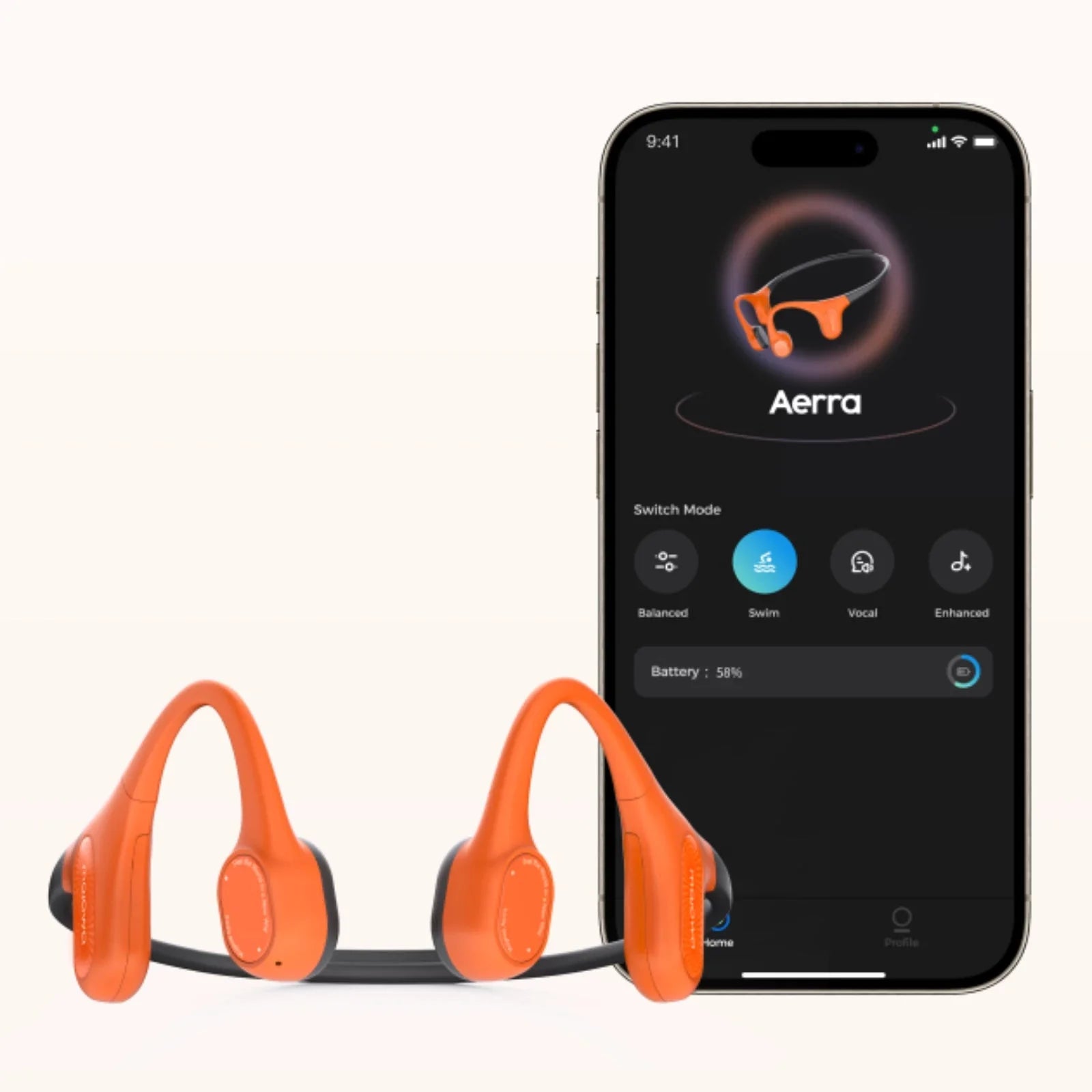 Mojawa Aerra VividFit 運動耳機 - 時尚設計與骨傳導技術，適合運動與日常使用