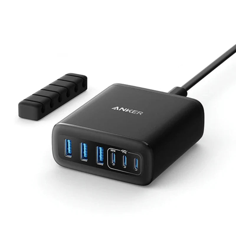 Anker 112W 氮化鎵充電器A2154｜6 合 1 多口充電器｜112W 高效輸出功率