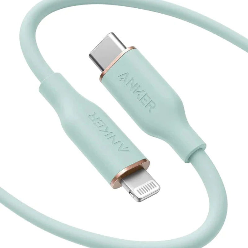ANKER PowerLine III Flow 充電線｜ 柔韌耐用設計｜舒適柔軟手感