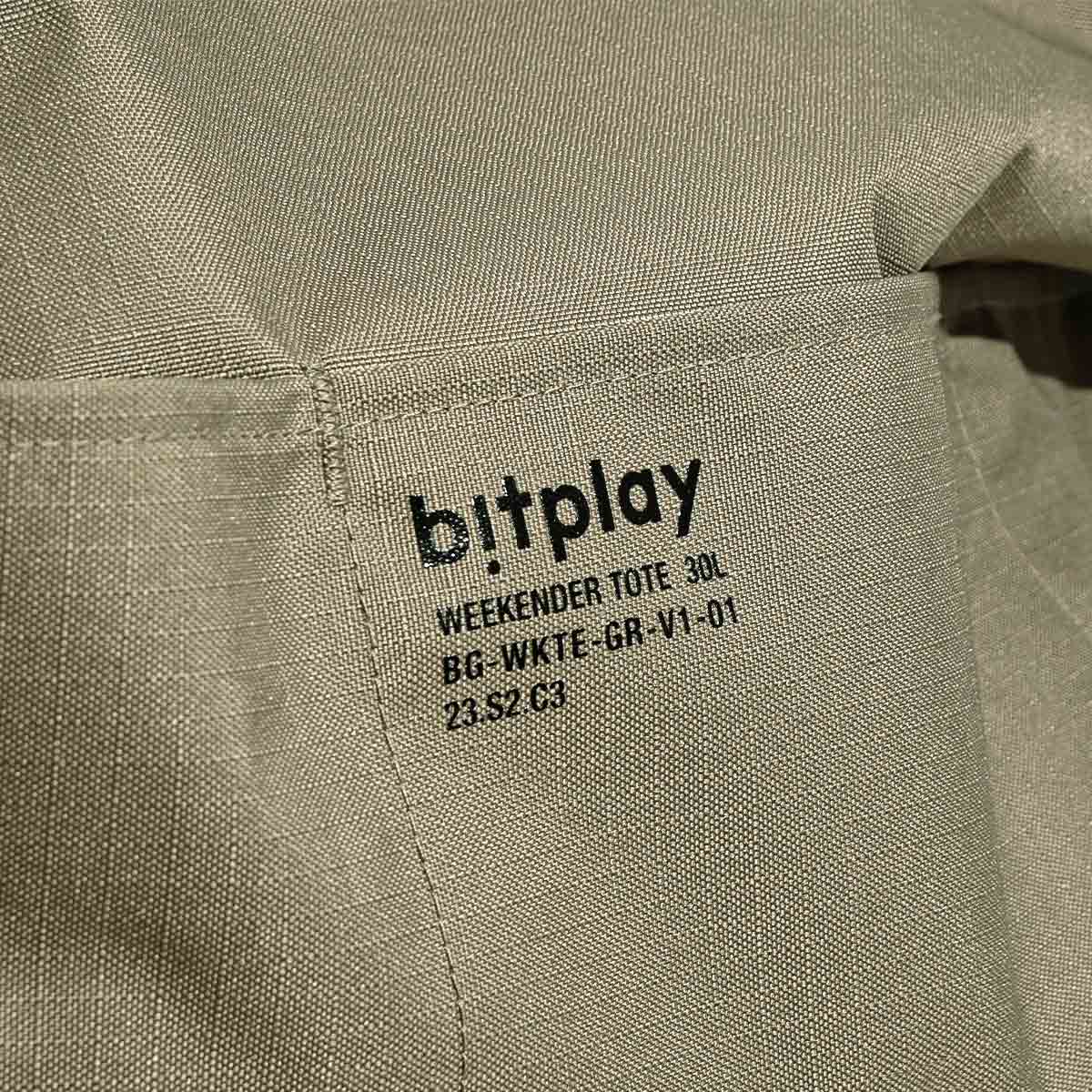 BITPLAY Weekender Tote｜輕便耐用材質