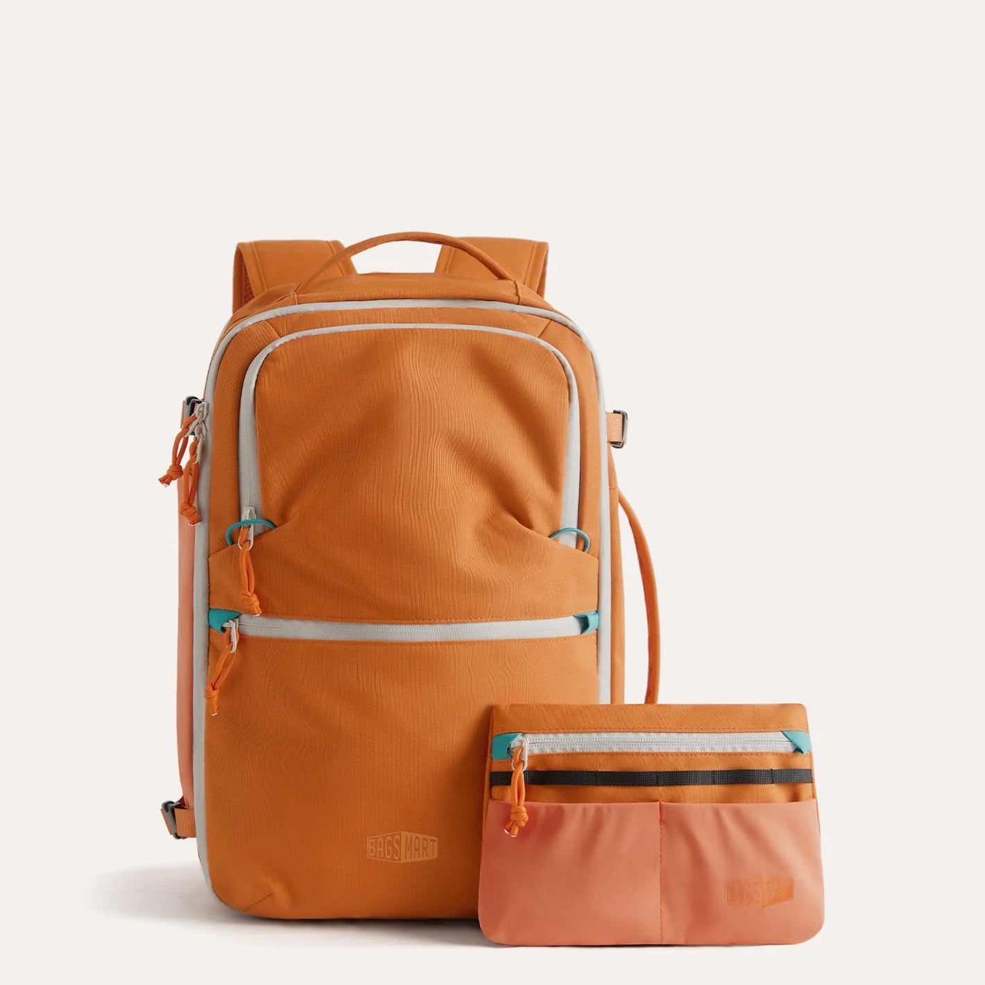 BAGSMART Faro 29L 旅行背囊套裝｜180° 全開打包｜可拆斜孭袋｜鞋倉分隔