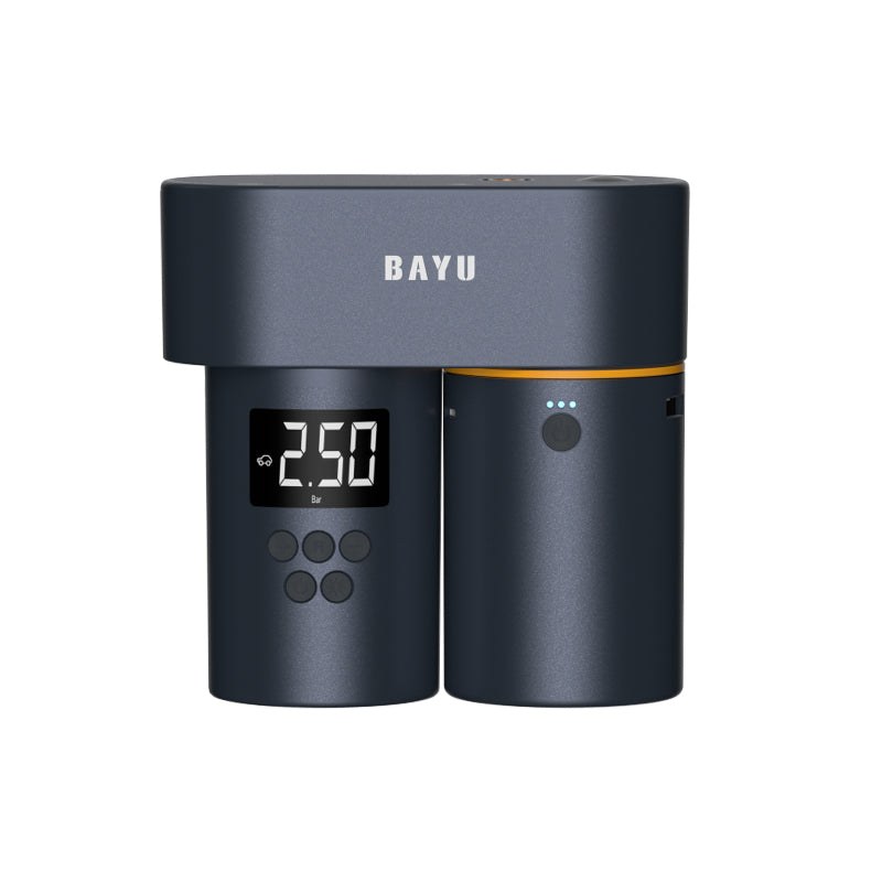 BAYU 無線車用充氣泵 - 高效便攜設計，適合車輛輪胎及多用途充氣