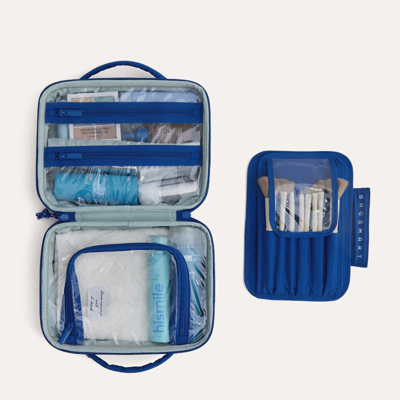 BAGSMART Crush 化妝收納袋｜防滲漏分隔・多格收納｜日用百搭背囊