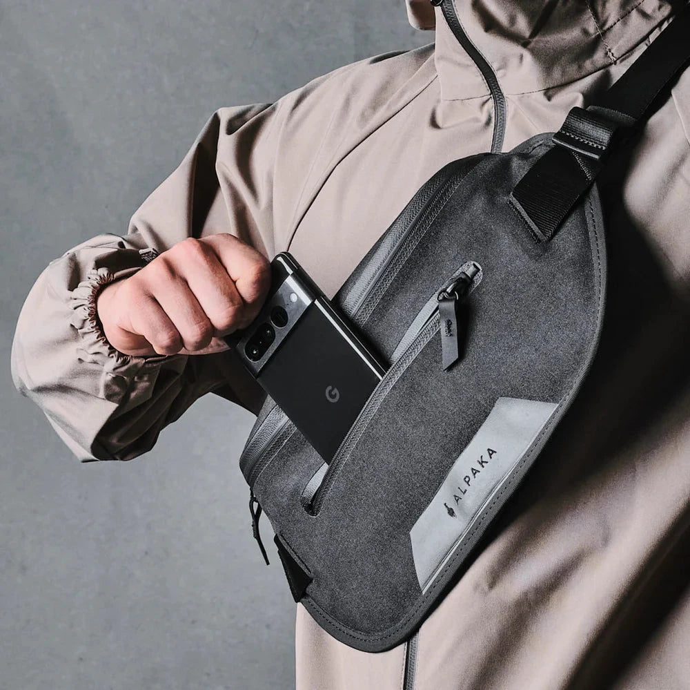 ALPAKA Bravo Sling Mini｜內部配備防刮平板電腦套與多功能隔層