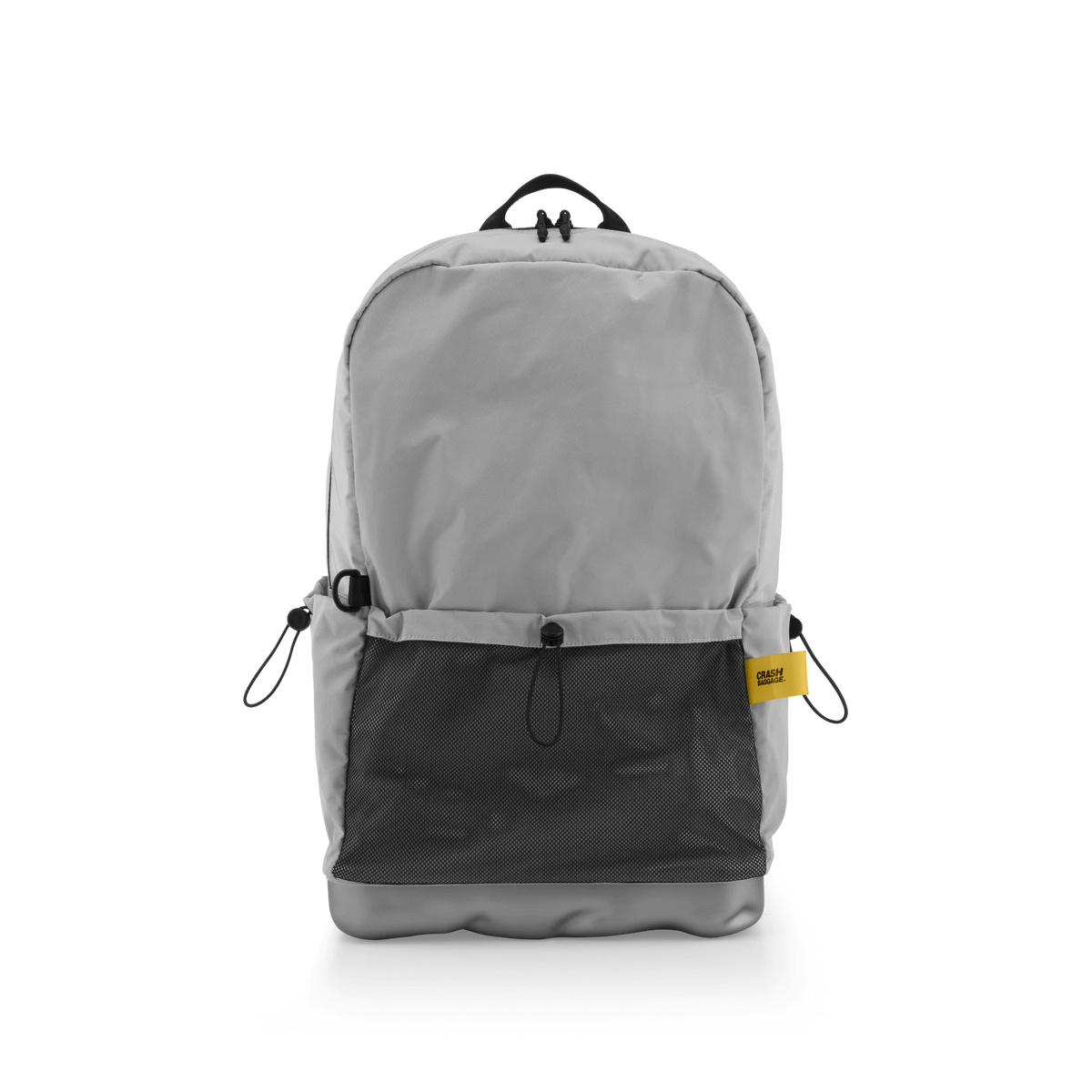 貫徹 "Handle Without Care" 哲學！Crash Baggage Hard Mesh Backpack 結合軟身透氣網面與 100% 聚碳酸酯防護硬底。配備 15 吋電腦隔層與防水拉鍊，是您日常通勤與極簡出行的完美背囊。