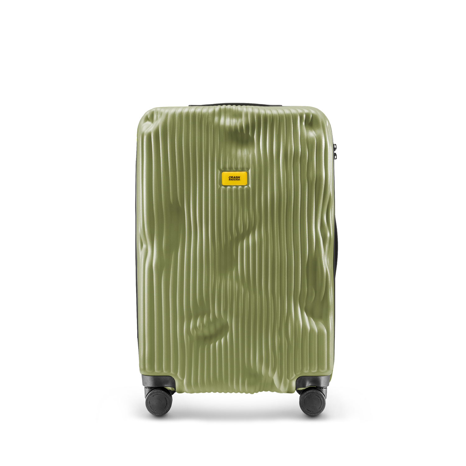 CRASH BAGGAGE Stripe Medium 行李箱｜TSA 鎖扣與 360° 靈活滑輪，提供安全與流暢的旅行體驗