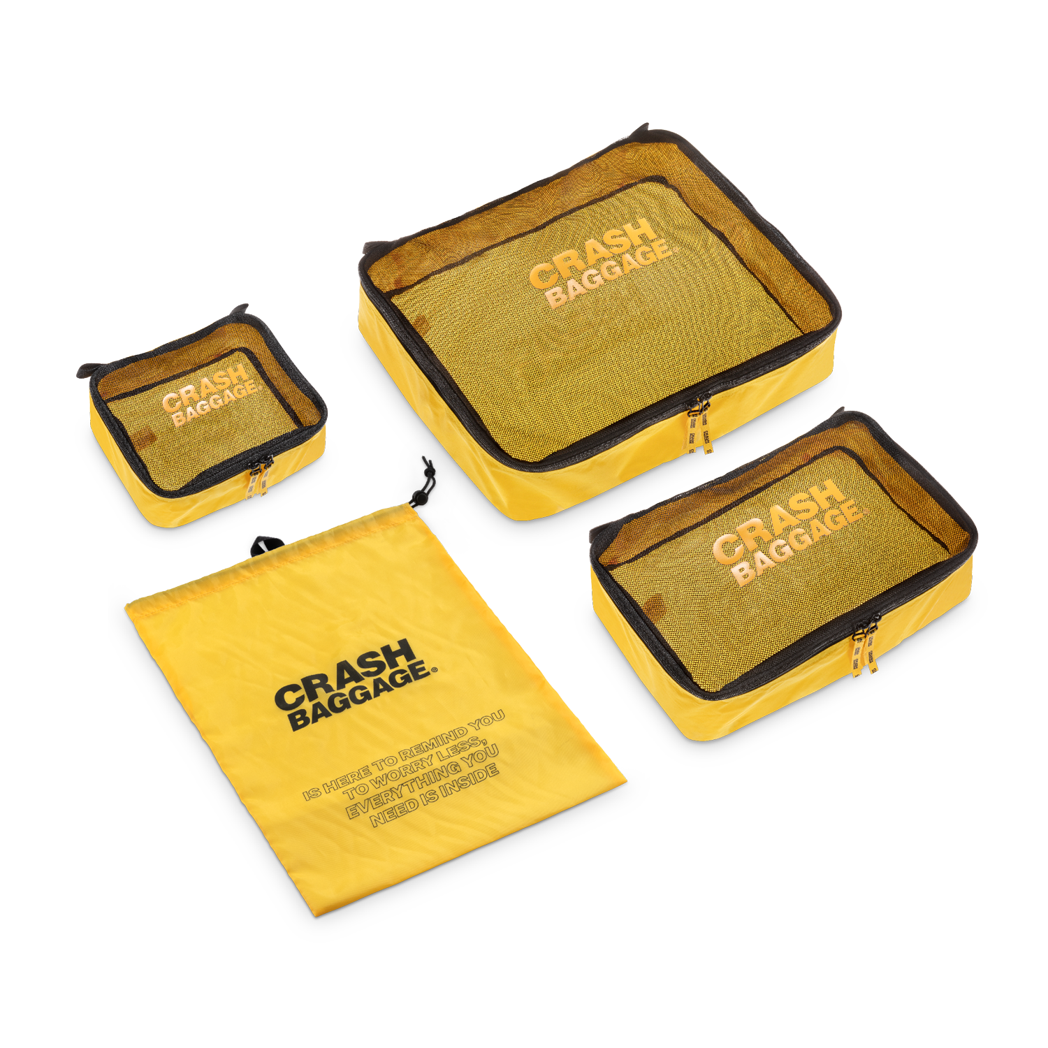 Crash Baggage Easy Life Kit｜採用網布翻蓋設計，輕鬆查看內容物品