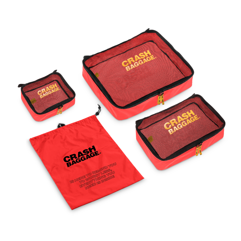 Crash Baggage Easy Life Kit｜採用網布翻蓋設計，輕鬆查看內容物品