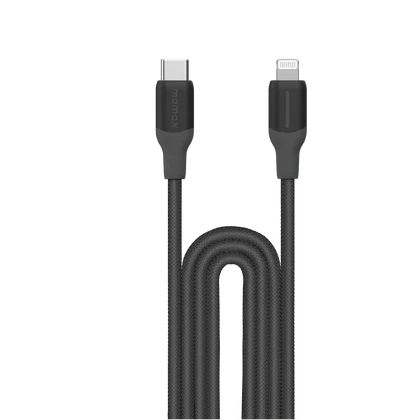 MOMAX 1-Link Flow CC+ USB-C to Lightning 2米 編織線連接線 DL55
