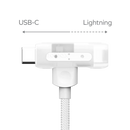 MOMAX 1-Link Flow Duo 2-in-1 USB-C to Lightning 1.5米 連接線 DL56