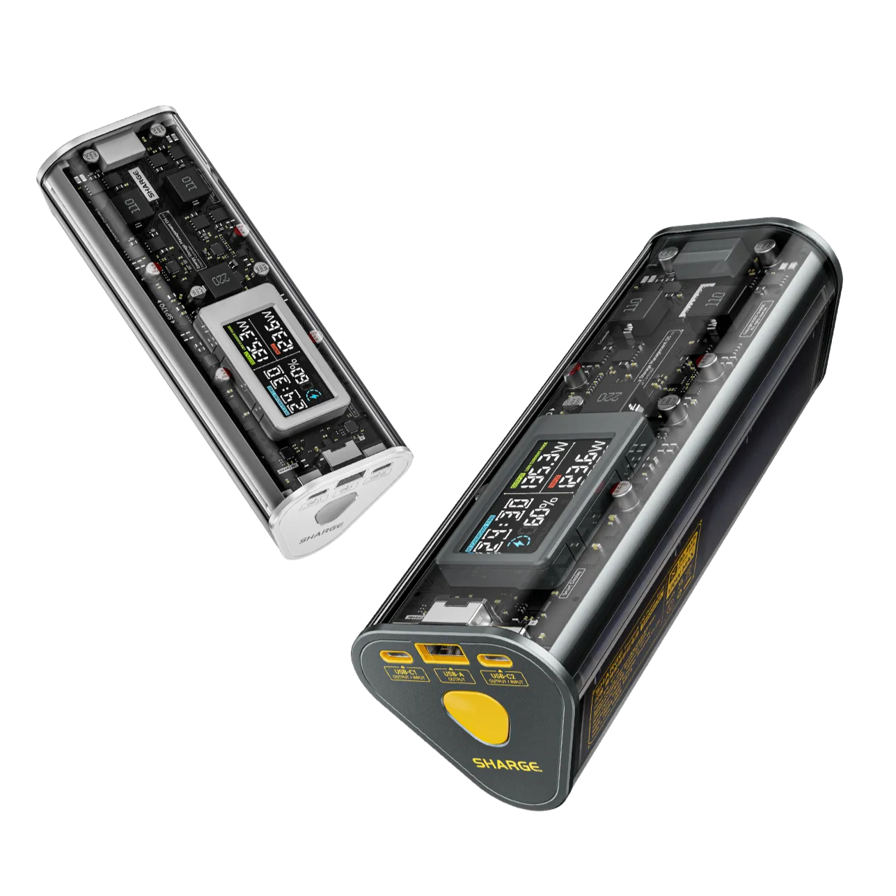 SHARGE 170W 賽博棱鏡移動電源 - 24000mAh 容量，雙向快充