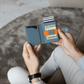 GARZINI Metal Wallet｜多功能金屬卡包｜輕鬆按一下即可快速取卡