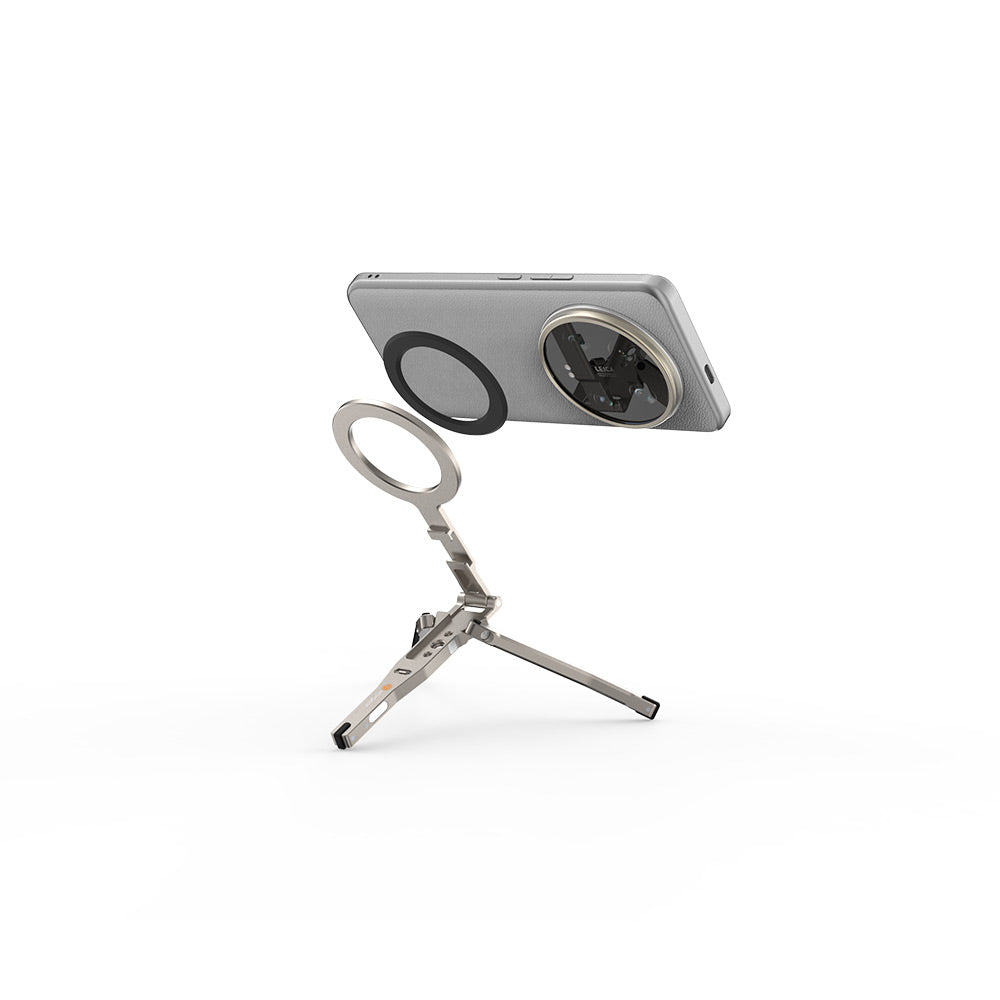 MagSafe 支架強磁吸設計，牢固固定 iPhone，提供穩定支撐
