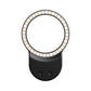 Magnetic Ring Fill Light 磁吸環形補光燈，支持三段亮度與色溫調節，適配 MagSafe 手機