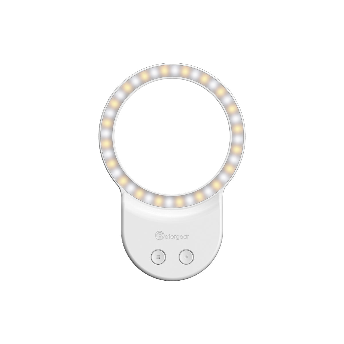 Magnetic Ring Fill Light 磁吸環形補光燈，支持三段亮度與色溫調節，適配 MagSafe 手機