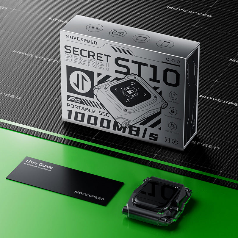 MOVESPEED ST10 SSD 支援 4K ProRes HDR 文件處理，專為創作者設計