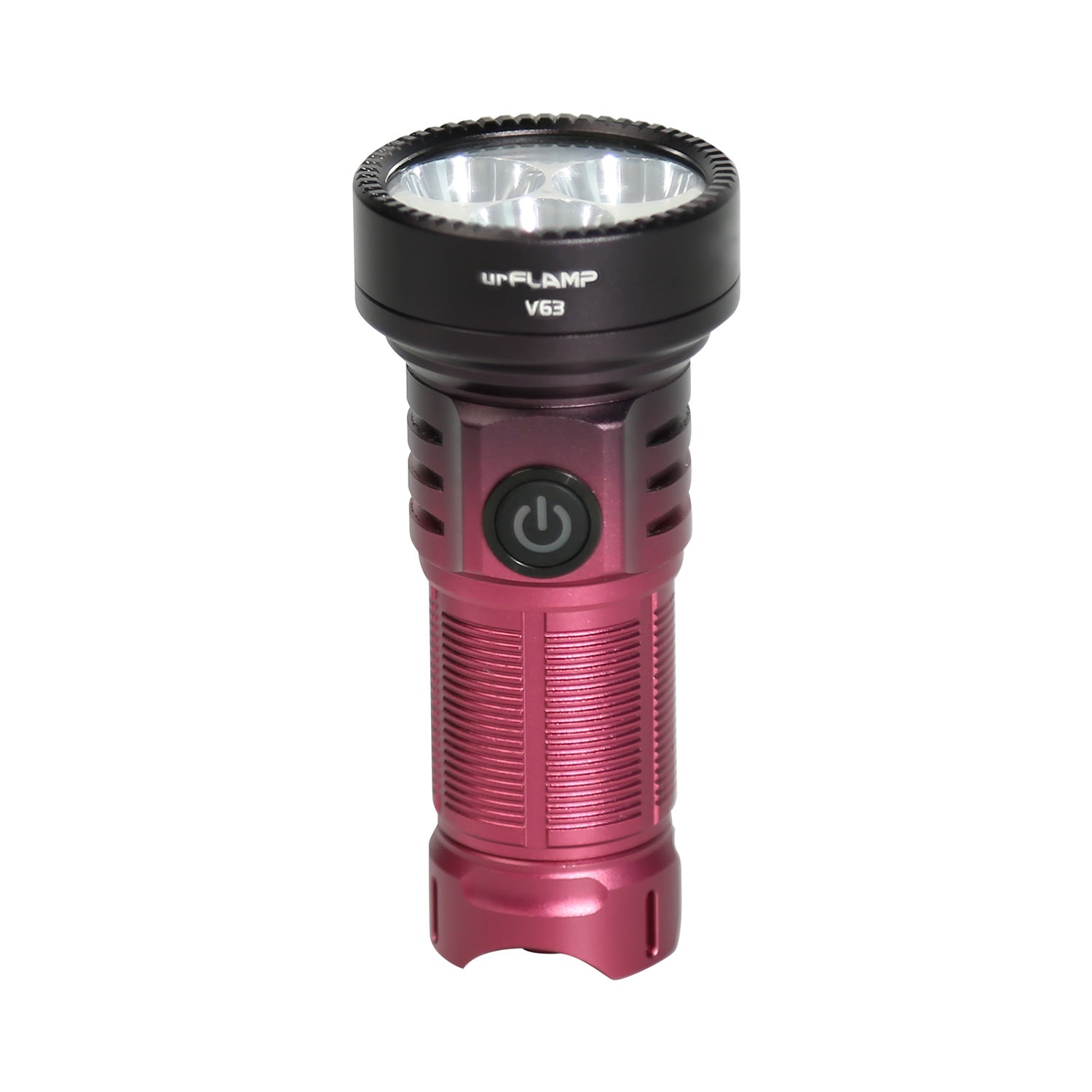 urFlamp V63 超強迷你手電筒，漸變粉設計，適用於戶外與日常照明