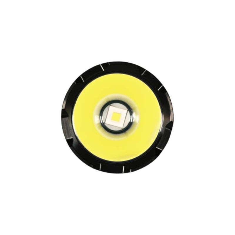 ACEBEAM EC90 手電筒磁吸尾蓋吸附於金屬表面