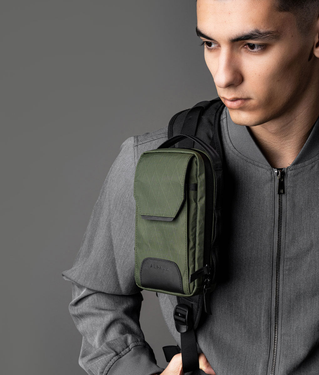 ALPAKA Modular Sling V2｜多功能手機袋 X-Pac｜配備磁性安全扣的專屬手機隔層