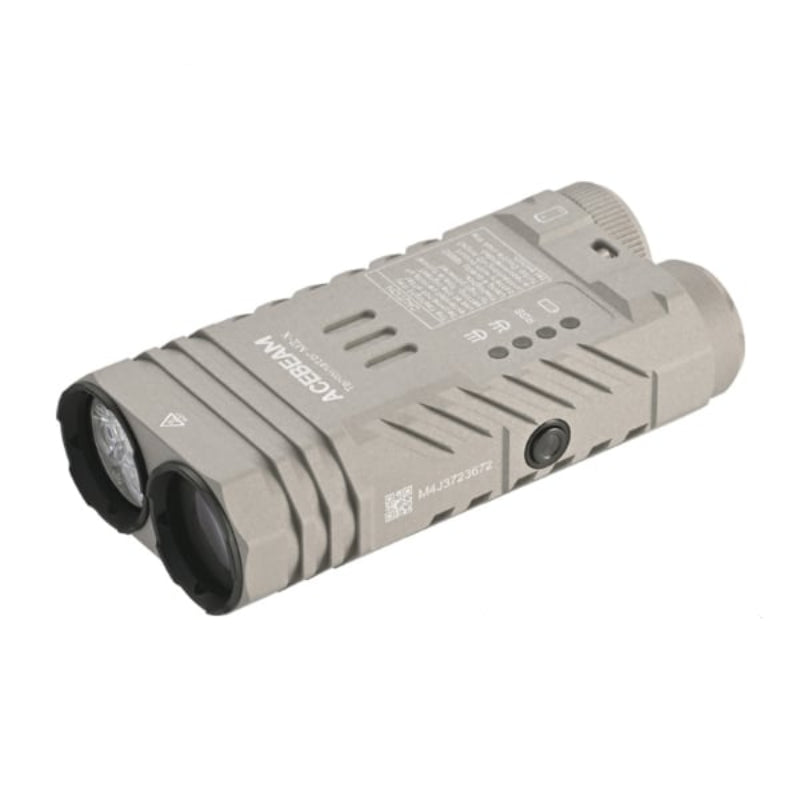 Acebeam Terminator M2-X EDC 手電筒，雙光源設計與 RGB 輔助光，適合戶外與日常使用