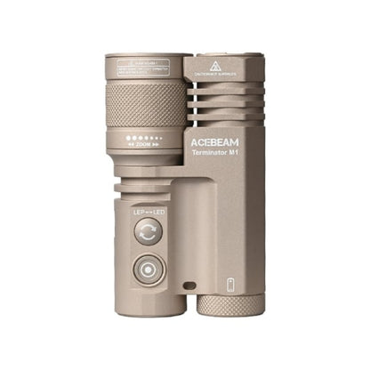 ACEBEAM Terminator M1｜LEP+LED手電筒｜變焦多功能設計｜高亮遠射程