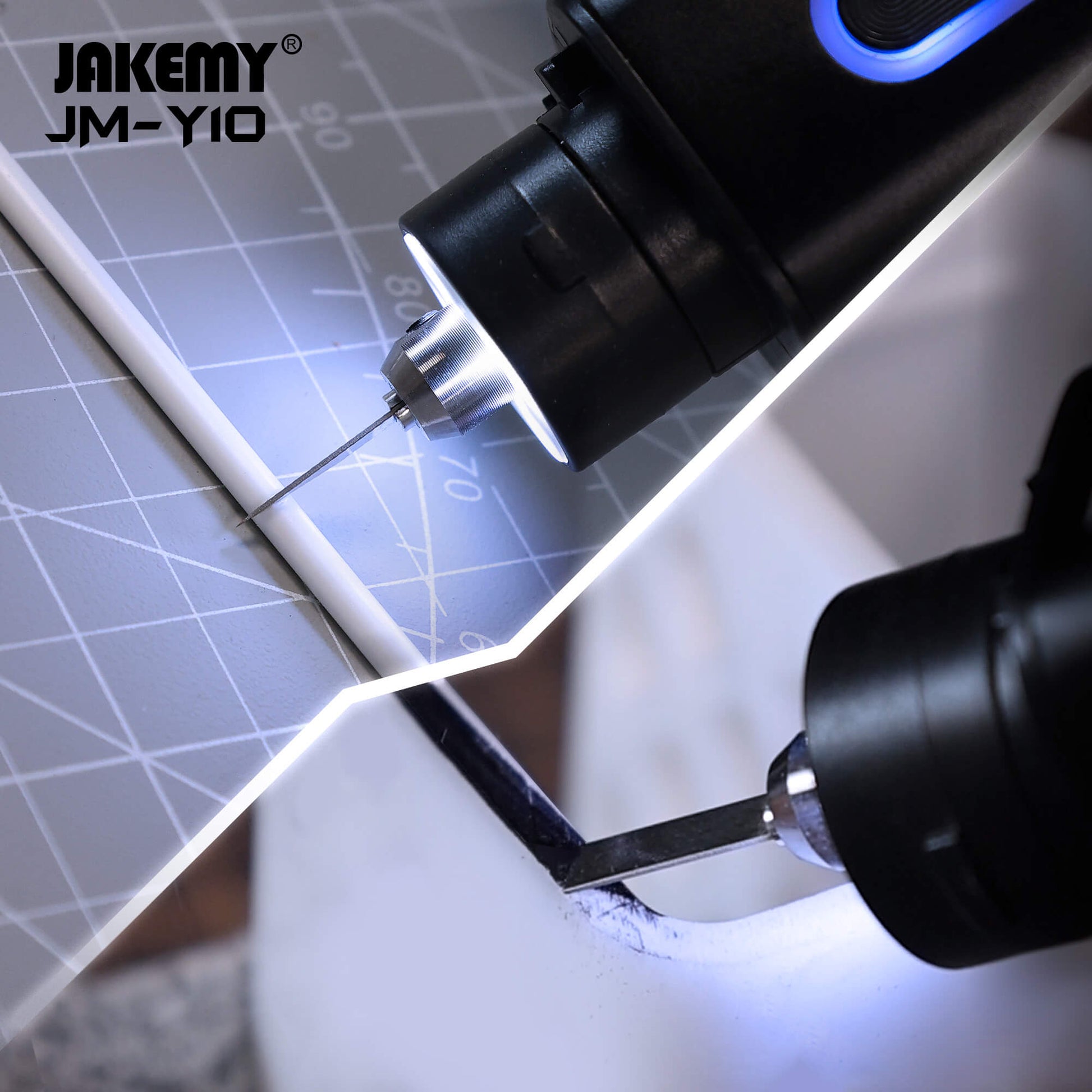 DIY 工藝應用場景：切割壓克力與打磨木材的實際操作效果