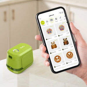 用戶通過 App 操作打印個性化圖案。