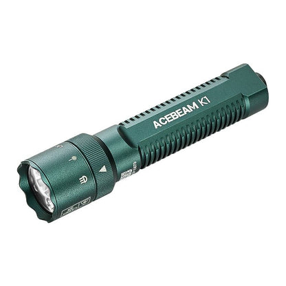 ACEBEAM K1 三光源手電筒展示正面設計