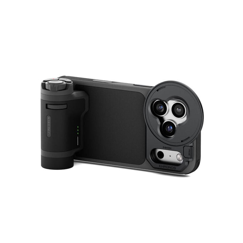 TILTA KHRONOS LITE iPhone 17 Pro/Pro Max 手持攝影套裝展示完整配件。