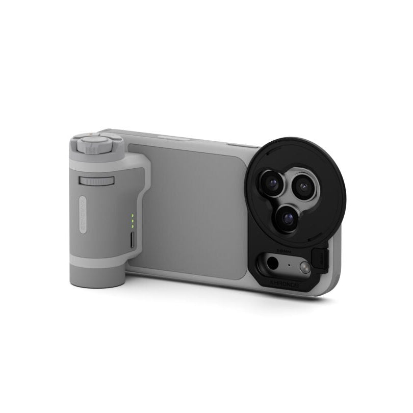 TILTA KHRONOS LITE iPhone 17 Pro/Pro Max 手持攝影套裝展示完整配件。