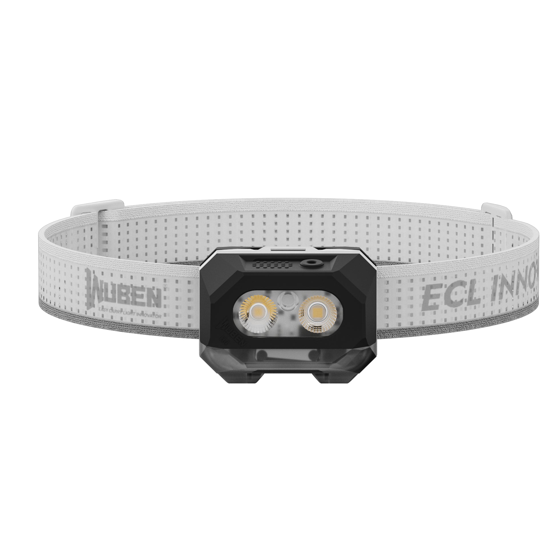 WUBEN H4 多功能頭燈，展示雙 LED 照明模式和輕便設計。