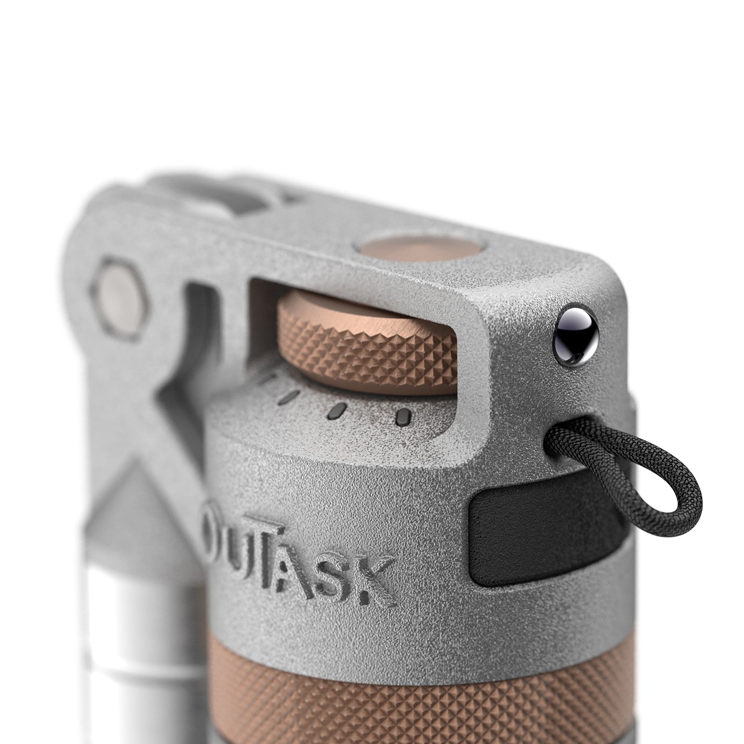 ouTask TD2 戶外燈，雙面警示燈（紅光+藍光）設計，應對緊急情況。