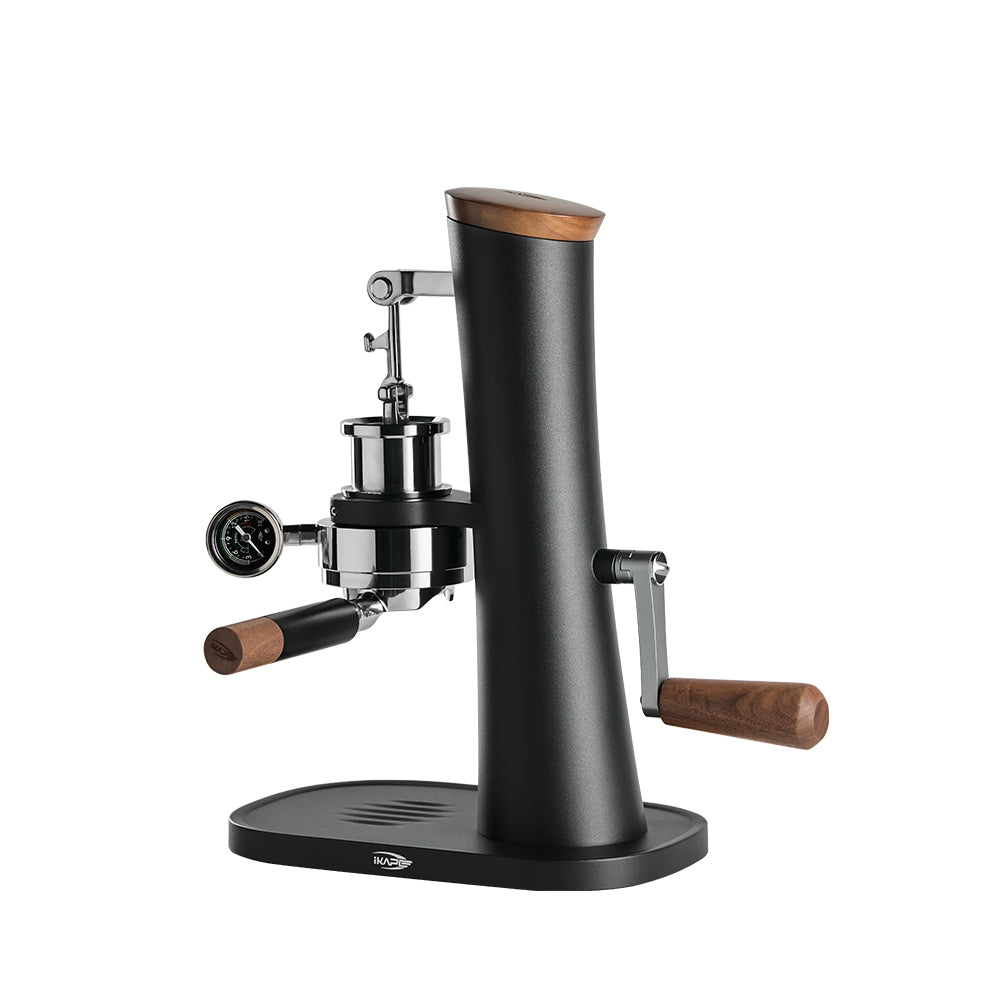 IKAPE Alkaid i9 手動意式咖啡機 - 產品主圖（螺桿傳動結構）