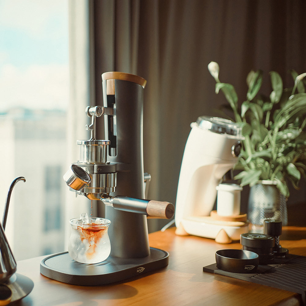 IKAPE Alkaid i9 手動意式咖啡機 - 手動 Espresso 機 58mm E61 沖煮頭細節