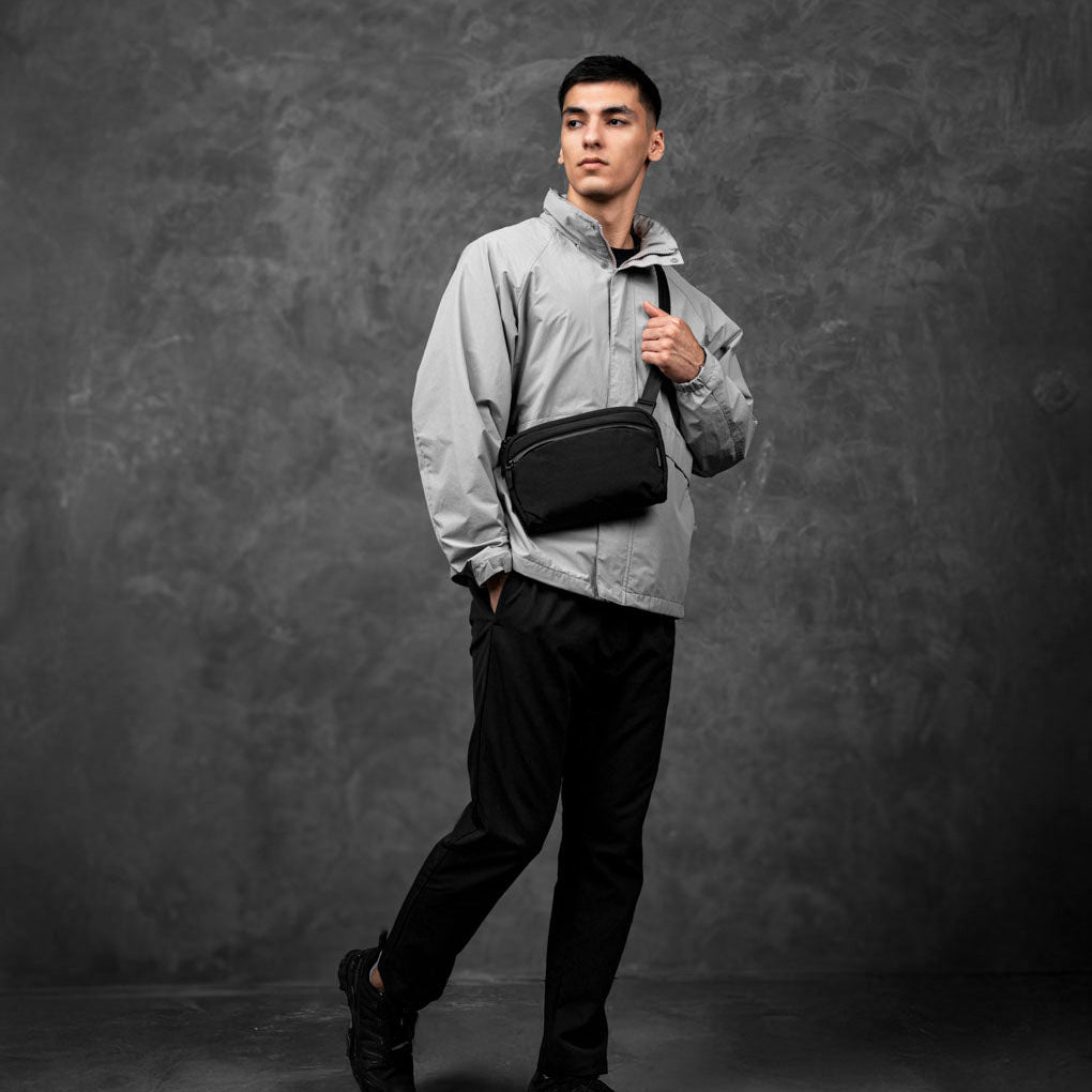 ALPAKA Flight Sling 2L 正面外觀｜輕量旅行斜孭袋 Axoflux 400D