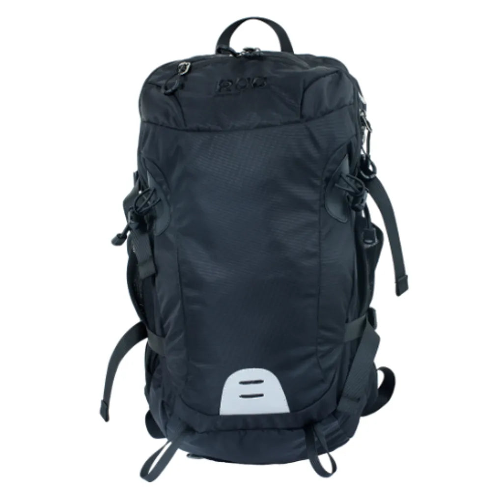 RUG Peace 20L 戶外登山包，黑色，適合探險與健行。
