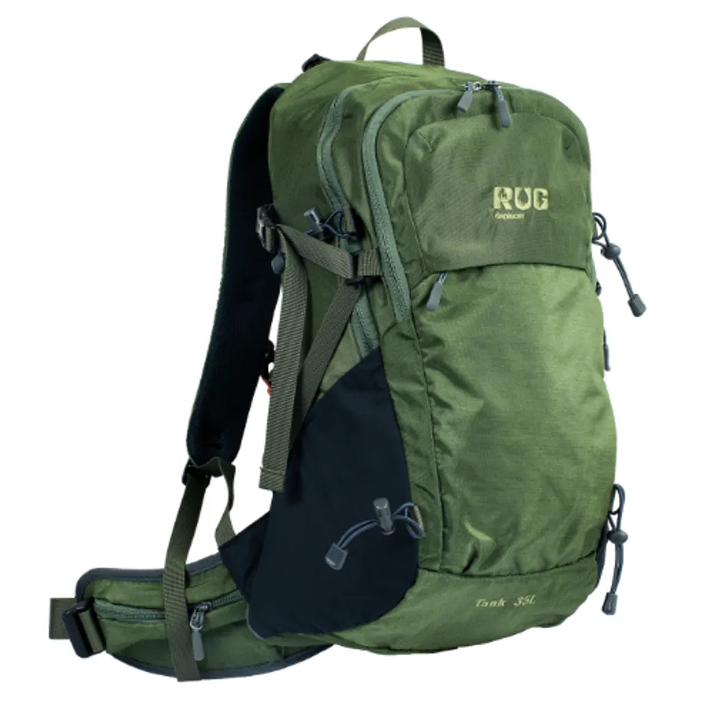 RUG Tank 35L 透氣健行登山背包  正面外觀｜中裝戶外背包