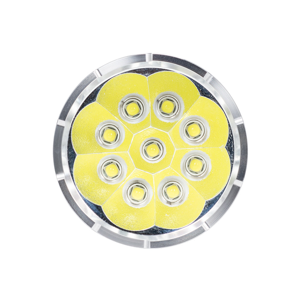 LUMINTOP GT4695 PRO 9顆LED 高亮輸出示意｜戶外大範圍照明