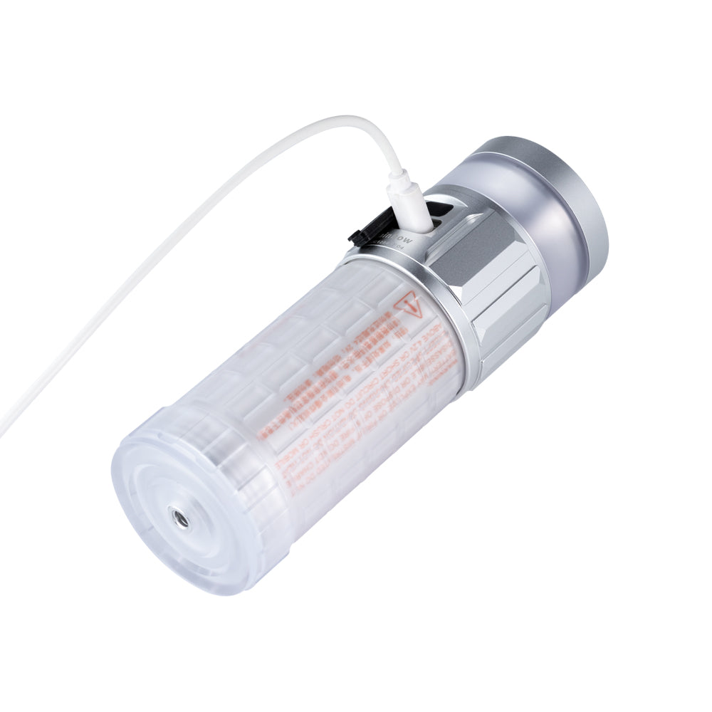 LUMINTOP Rainbow 2.0 USB‑C 充電口特寫｜自適應快充