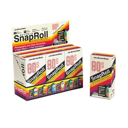 ESCURA SnapRoll 盲盒套裝（6件裝）外盒展示｜模擬底片數位相機