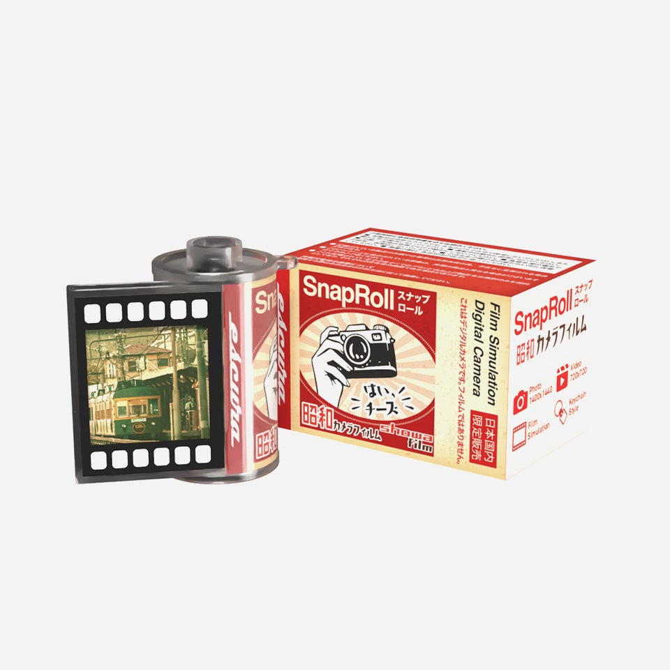 ESCURA SnapRoll 隱藏款透明外殼示意｜昭和膠卷風格設計