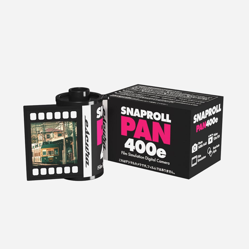 ESCURA SnapRoll 普通款透明外殼示意｜昭和膠卷風格設計