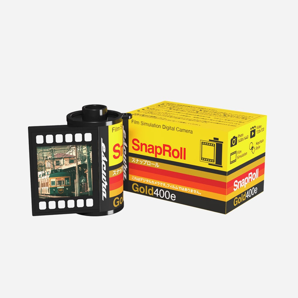 ESCURA SnapRoll 普通款透明外殼示意｜昭和膠卷風格設計