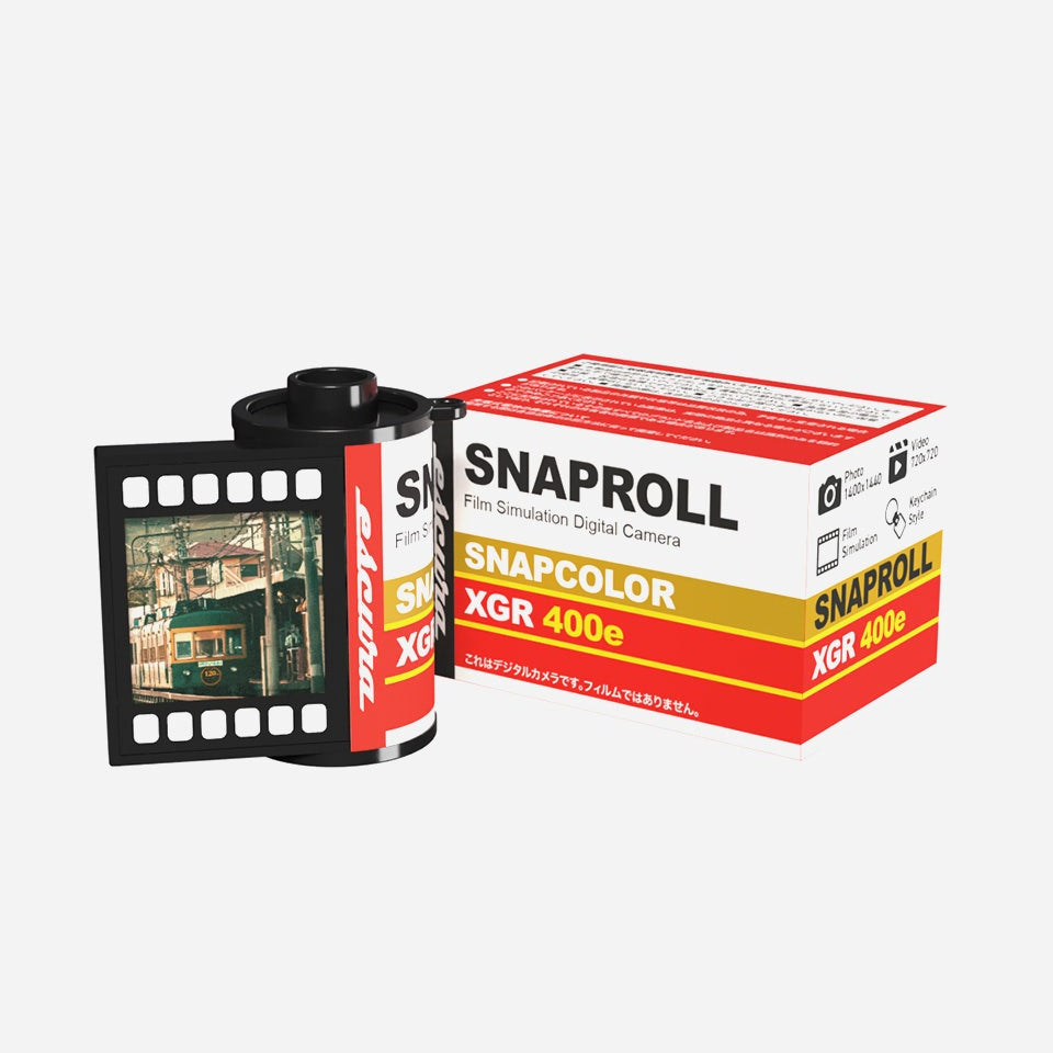 ESCURA SnapRoll 普通款明外殼示意｜昭和膠卷風格設計