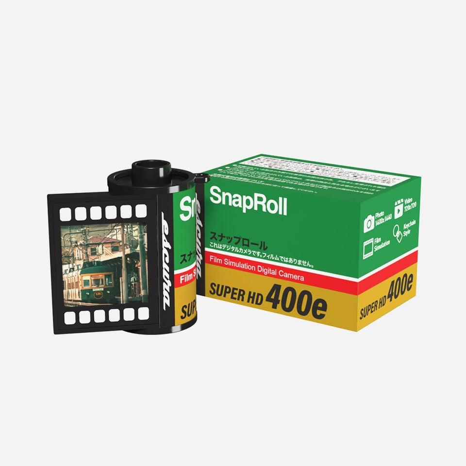 ESCURA SnapRoll 普通款透明外殼示意｜昭和膠卷風格設計